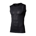 ボディタフネス BODY TOUGHNESS ストレッチ デュアル3Dファーストレイヤー ノースリーブクルーネックインナーシャツ