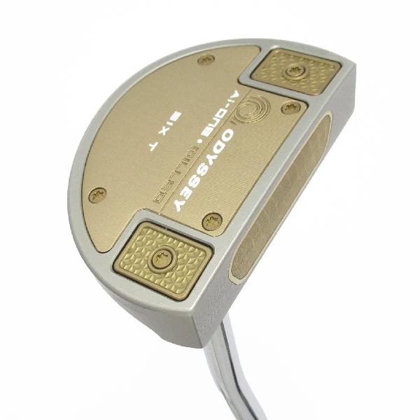 【中古】オデッセイ　AI-ONE MILLED　Ai-ONE MILLED SILVER SIX T DB パター スチールシャフト　【34】シャフト：スチールシャフトCランク　フレックス計測項目外　男性用 メンズ用　右用