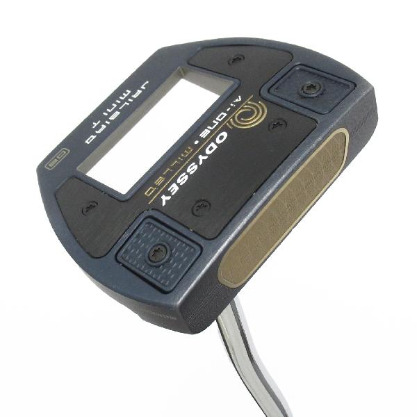 【中古】オデッセイ　AI-ONE MILLED　Ai-ONE MILLED JAILBIRD MINI T VERSA90 DB パター スチールシャフト　【34】シャフト：スチールシャフトBCランク　フレックス計測項目外　男性用 メンズ用　右用