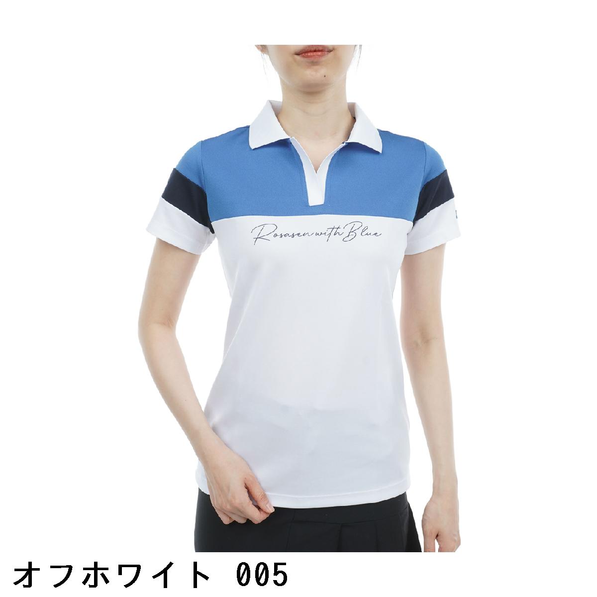 ロサーセン　ROSASEN　ウルトラクールWニット鹿の子半袖シャツ　レディス