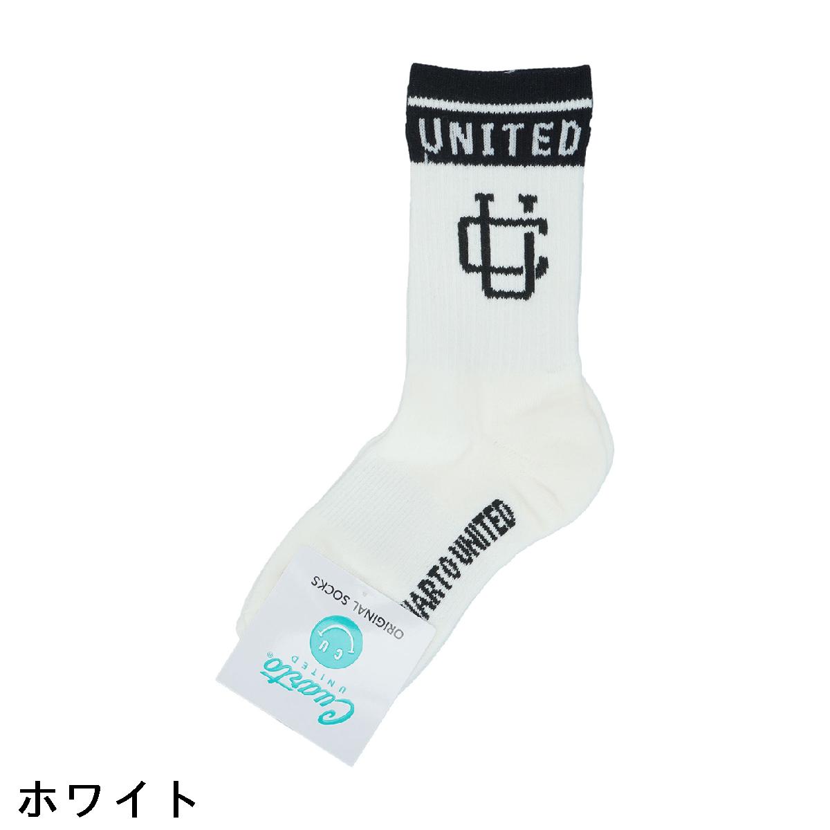 クアルトユナイテッド　CUARTO UNITED　ワンポイントミドルソックス　レディス