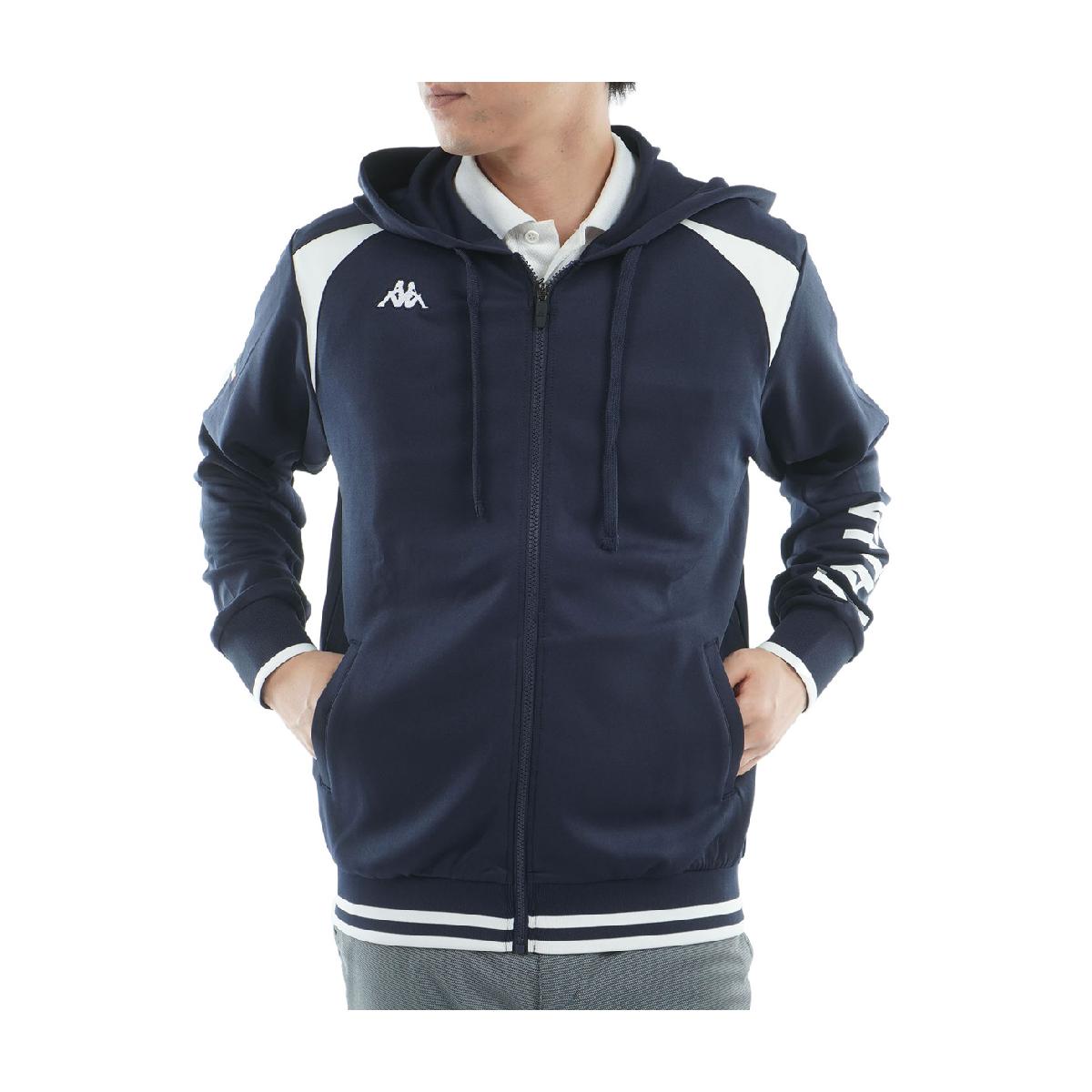 カッパ　Kappa　ストレッチ ダンボールニット スウェットパーカー