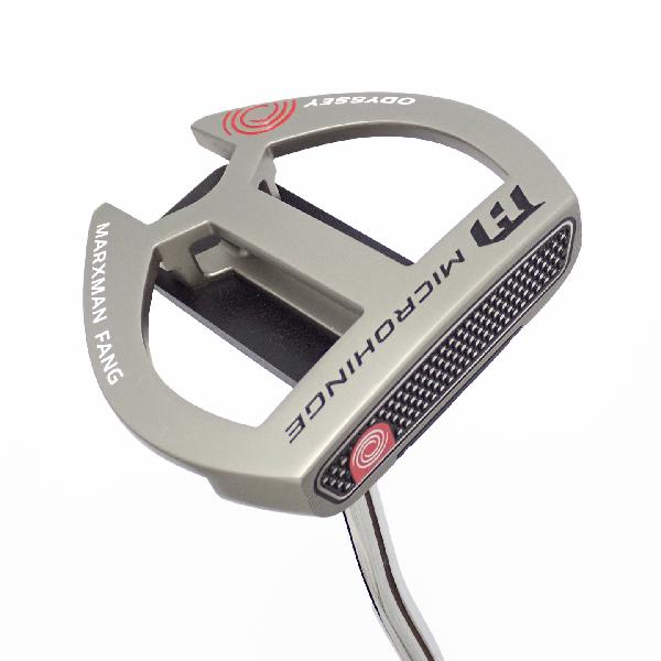 球桿（男用） - 【中古】オデッセイ　ODYSSEY　MICROHINGE MARXMAN FANG DB パター スチールシャフト　【34】シャフト：スチールシャフトBランク　フレックス計測項目外　男性用 メンズ用　右用