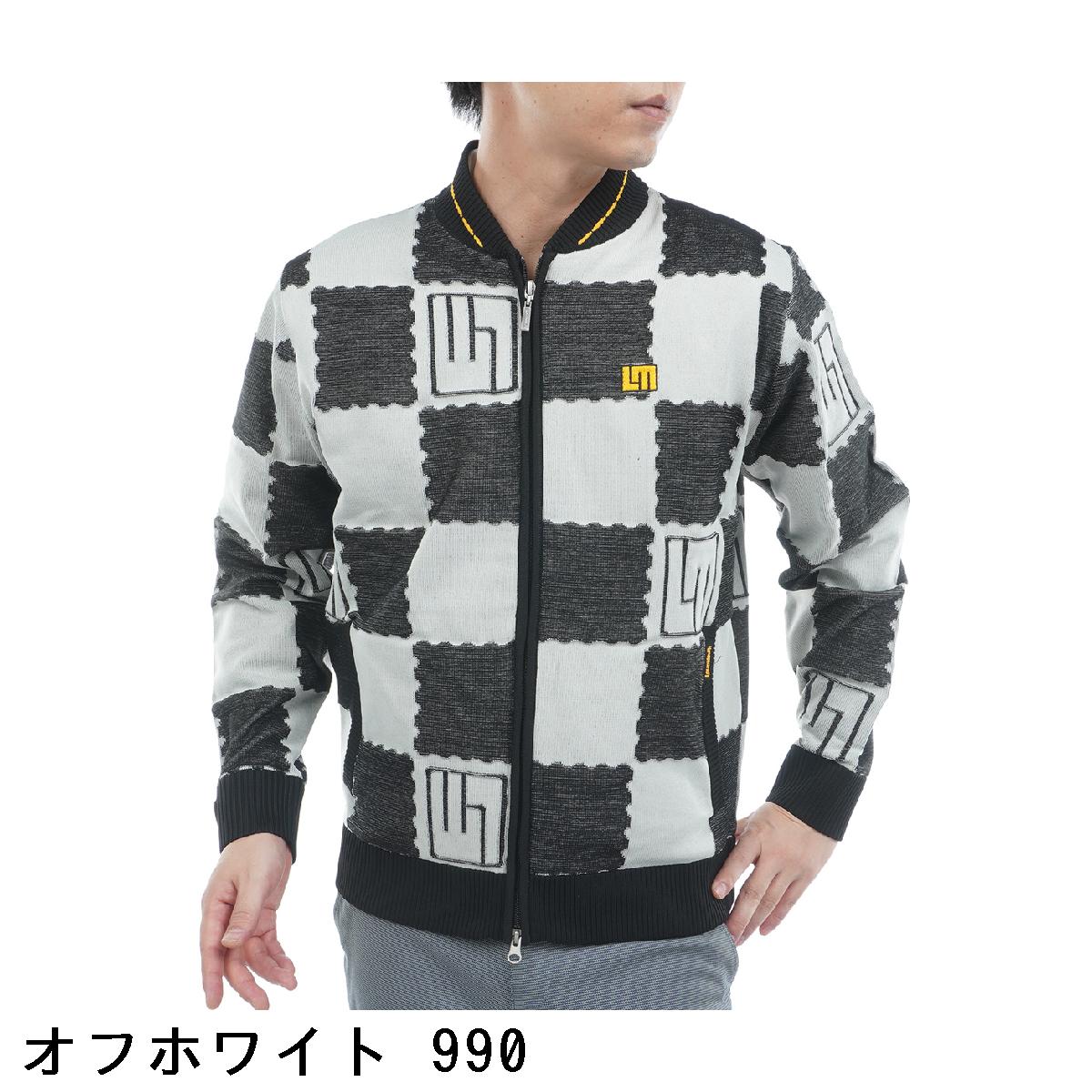 ラウドマウスゴルフ　Loud Mouth Golf　蓄熱裏地 撥水軽量ニットブルゾン