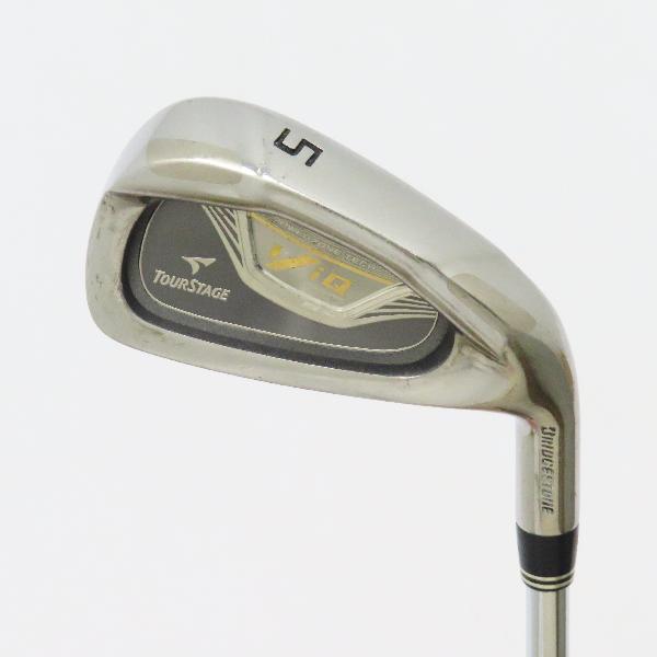 【中古】ブリヂストン　TOURSTAGE　ViQ(2008) アイアン スチールシャフト　シャフト：スチールシャフトDランク　フレックス判別不能　男性用 メンズ用　右用