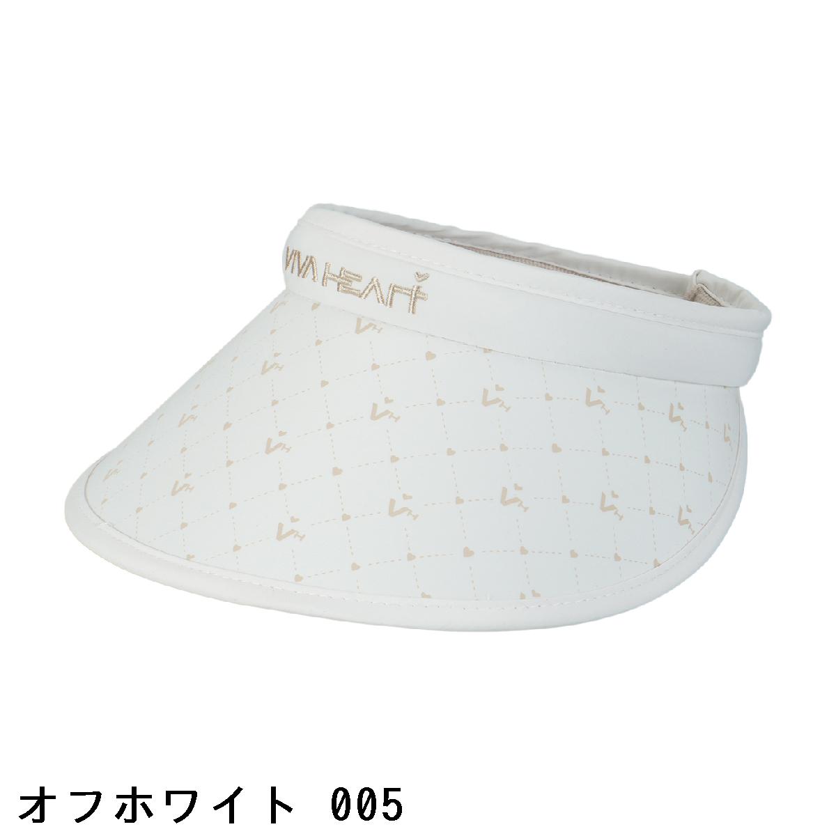 ビバハート　VIVA HEART　オリジナル格子モノグラムサンバイザー　レディス