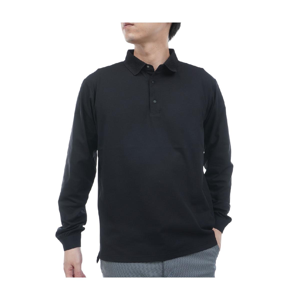 アンパスィ　and per se & GOLF　ストレッチ クール＆フレックス 長袖ポロシャツ