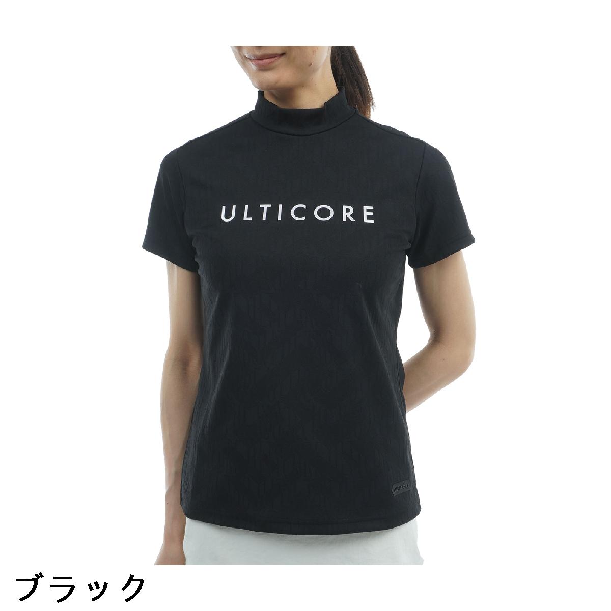 ブリヂストン　BRIDGESTONE GOLF ULTICORE　4Dimotion Fit Split ラグランスリーブ ストレッチ 半袖モックネックシャツ　レディス