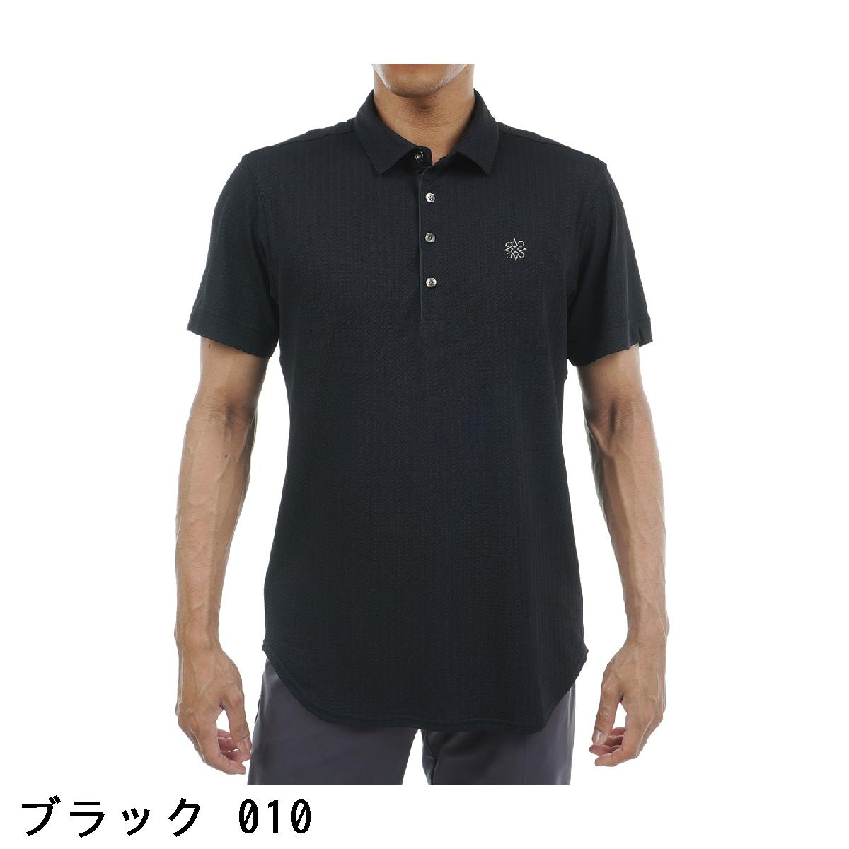 セント・アンドリュース　St ANDREWS　ニットサッカー半袖ポロシャツ