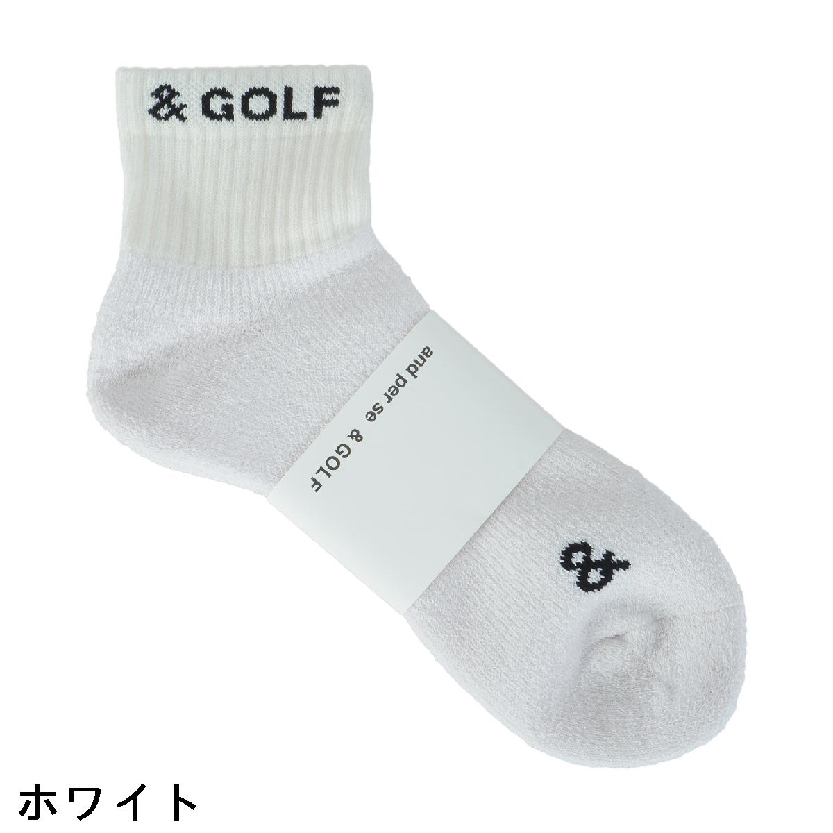 アンパスィ　and per se & GOLF　ペーパーファイバーアンクルソックス