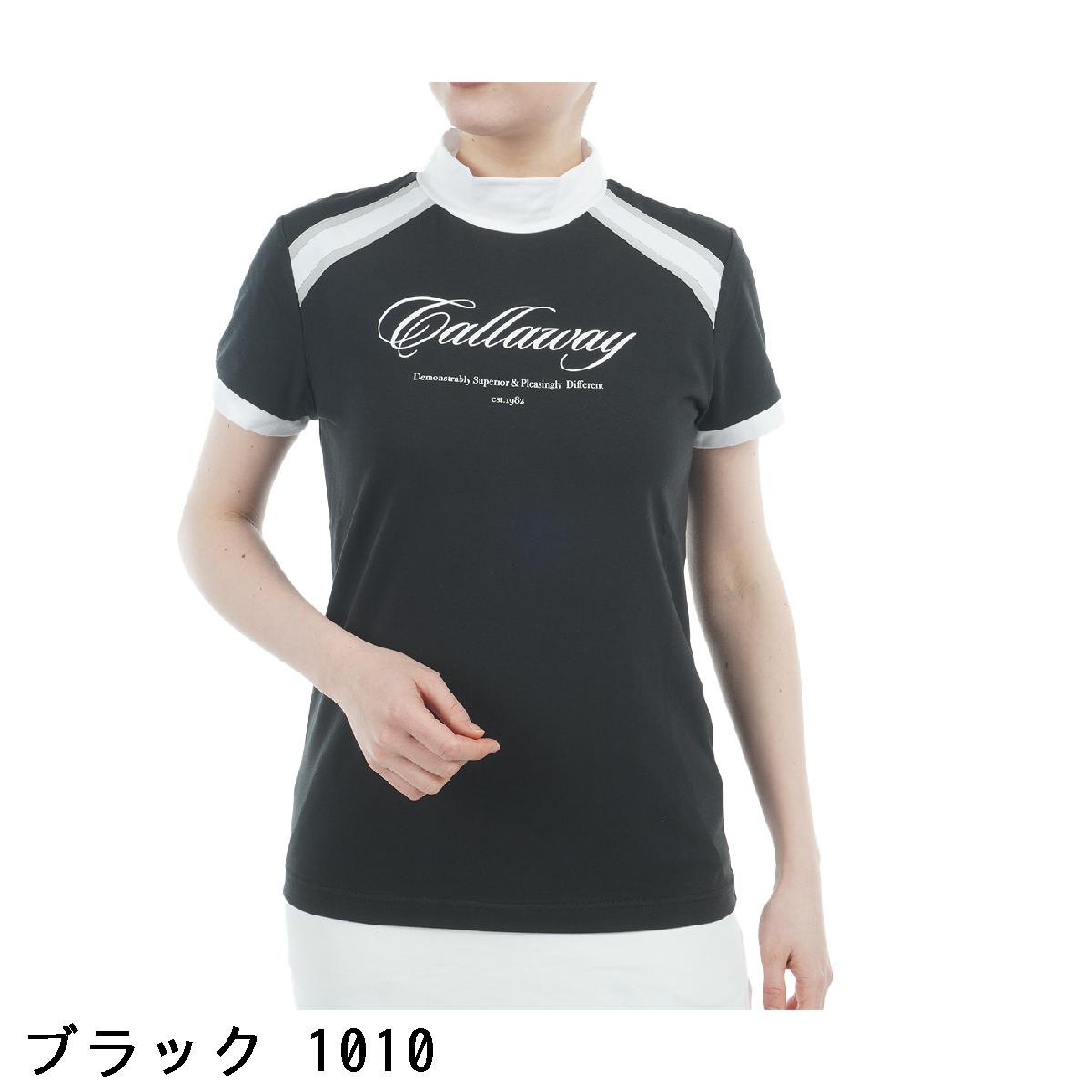 キャロウェイゴルフ　Callaway Golf　モックネック半袖シャツ　レディス