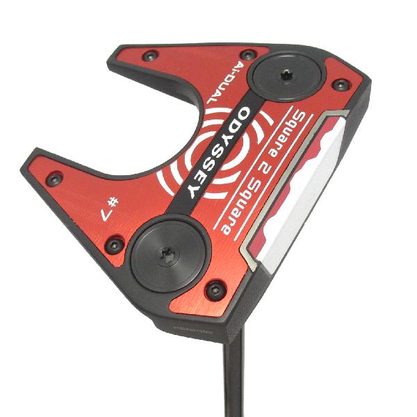 【中古】オデッセイ　Ai-DUAL　Ai-DUAL Square 2 Square #7 パター スチールシャフト　【34】シャフト：スチールシャフトBランク　フレックス計測項目外　男性用 メンズ用　右用