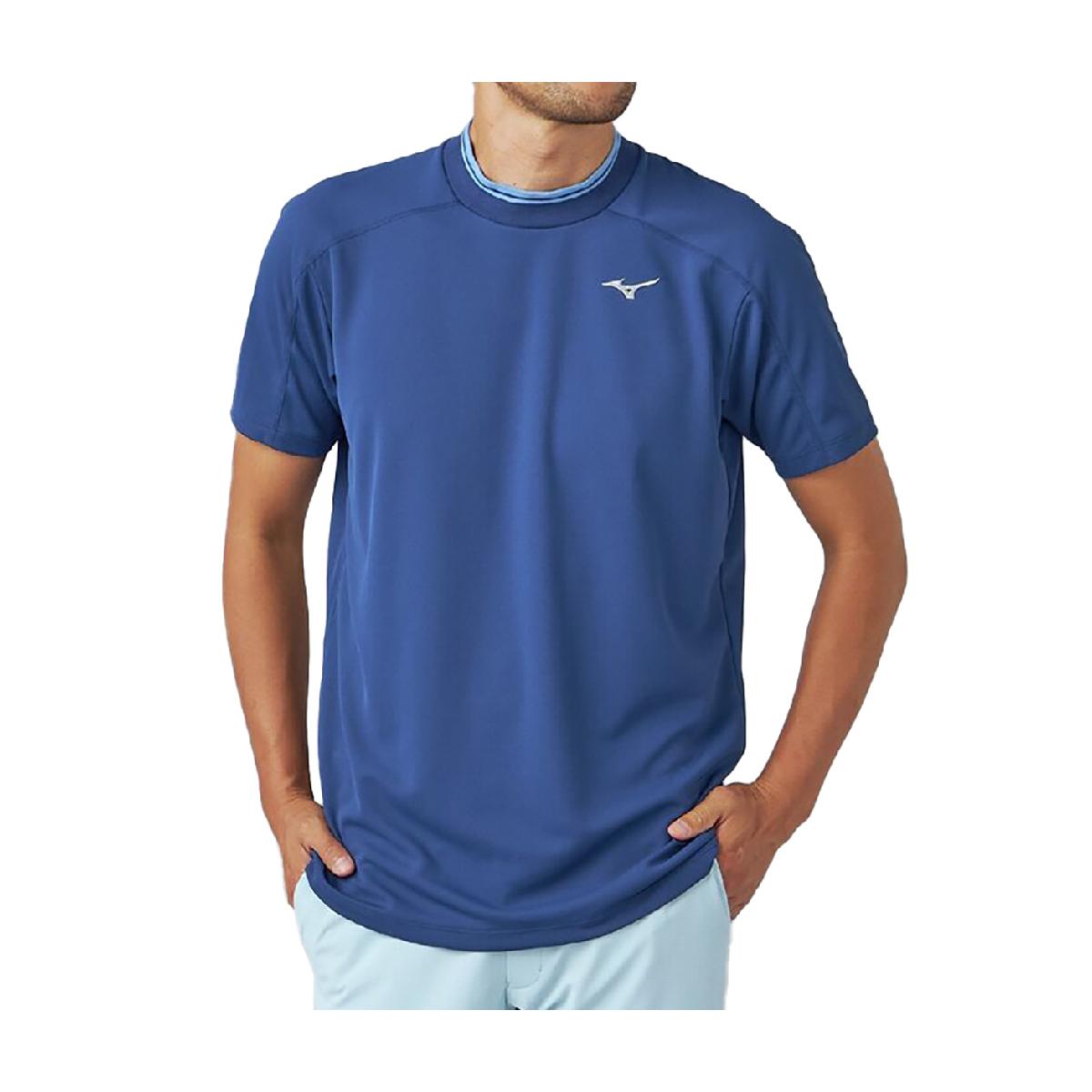 ミズノ　MIZUNO　アイスタッチソーラーカット モックネック半袖シャツ