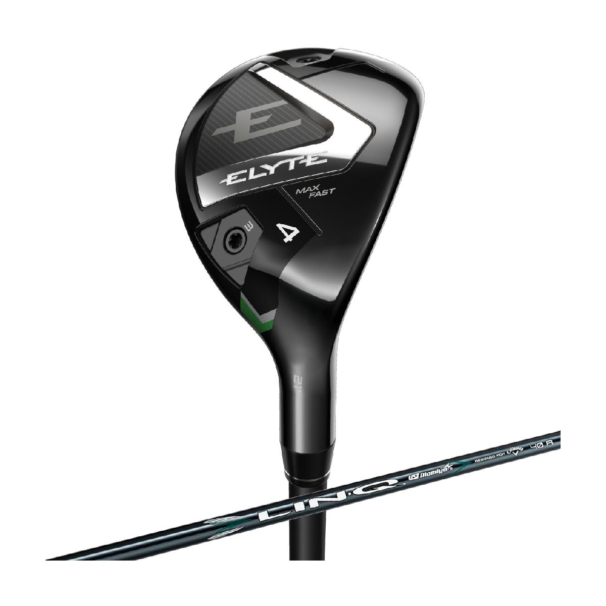キャロウェイゴルフ　ELYTE　エリート MAX FAST ユーティリティ LIN-Q GREEN 40 for Callaway　シャフト：LIN-Q GREEN 40 for Callaway