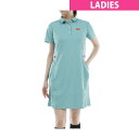 マンシングウェア Munsingwear ENVOY SUNSCREENチェッカーフラッグ mロゴジャカード 半袖ワンピース レディス その1