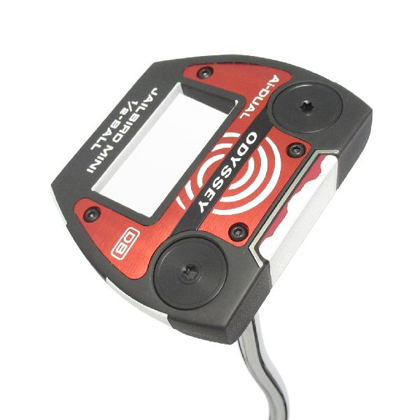 Rakuten - 【中古】オデッセイ　Ai-DUAL　Ai-DUAL 1/2BALL JAILBIRD ミニ DB パター スチールシャフト　【33】シャフト：スチールシャフトCランク　フレックス計測項目外　男性用 メンズ用　右用