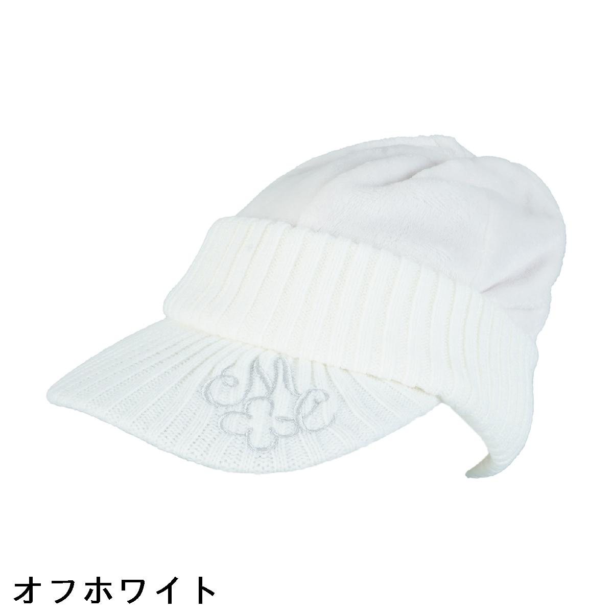 マリクレール　marie claire　ファーニットキャップ　レディス