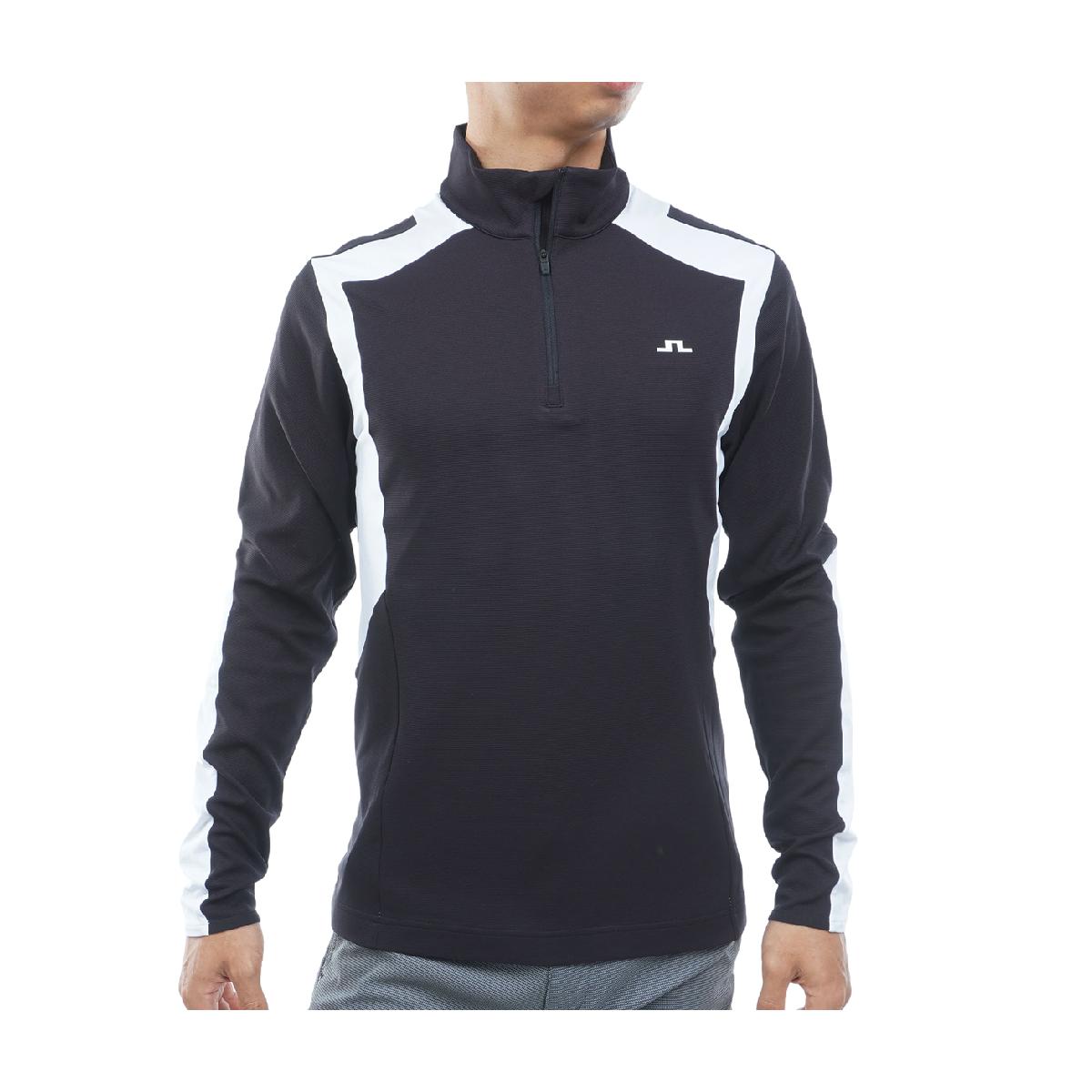 J Lindberg - J.リンドバーグ　J.LINDEBERG　Lukas Mid Layer ハーフジップ バイカラー長袖シャツ