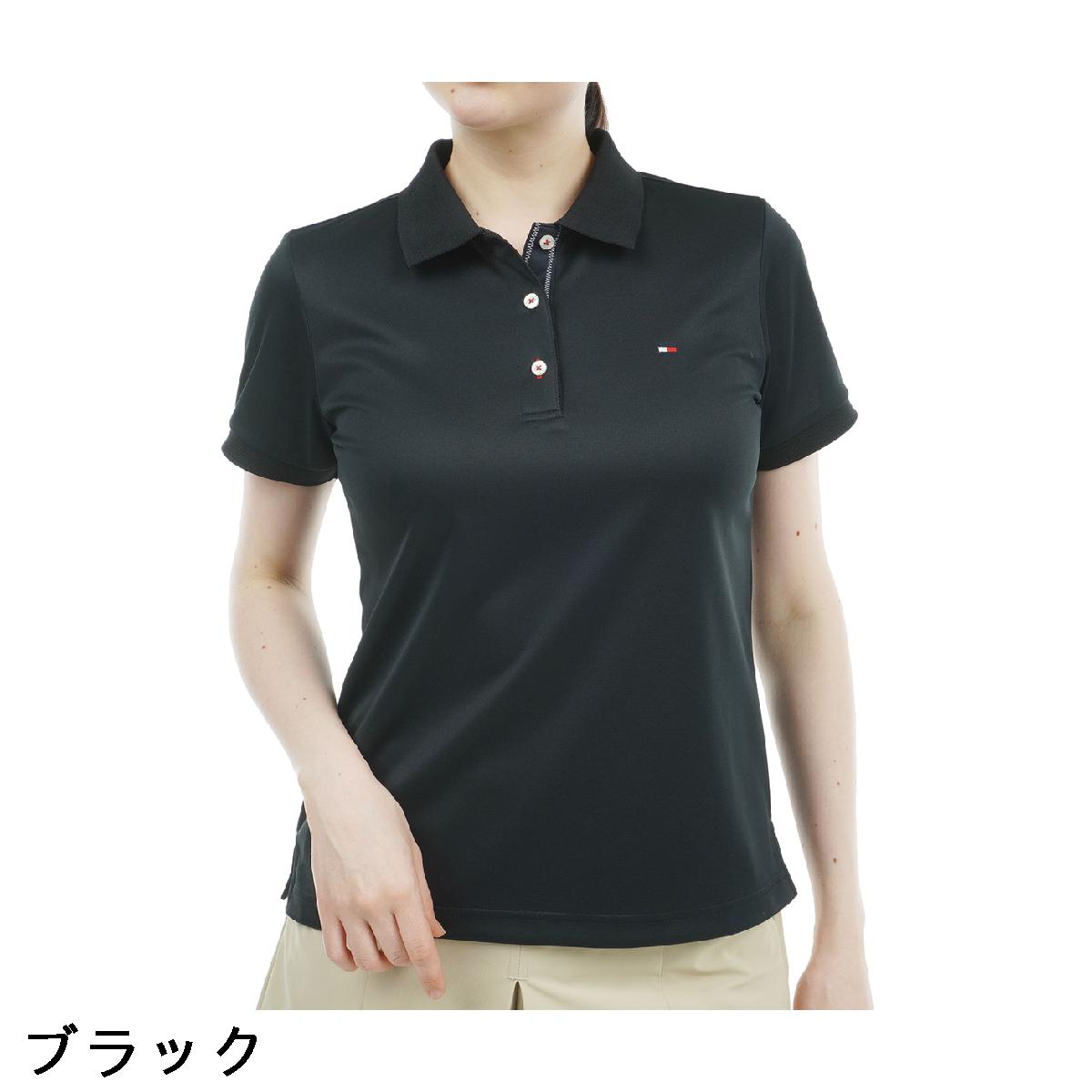 トミー ヒルフィガー ゴルフ　TOMMY HILFIGER GOLF　フラッグ 半袖ポロシャツ　レディス
