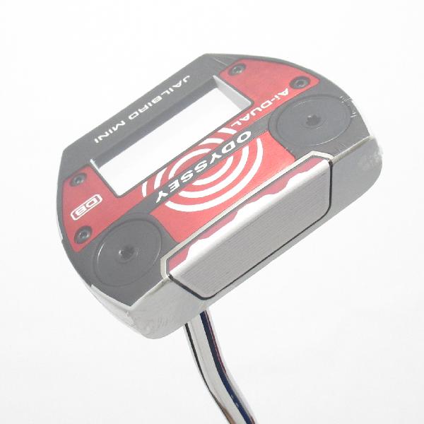 【中古】オデッセイ　Ai-DUAL　Ai-DUAL JAILBIRD MINI パター スチールシャフト　【34】シャフト：スチールシャフトAランク　フレックス計測項目外　男性用 メンズ用　右用
