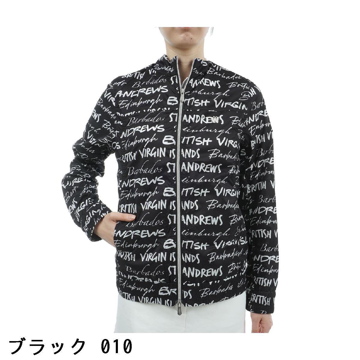 セント・アンドリュース　St ANDREWS　ハンドライティングプリント ブルゾン　レディス