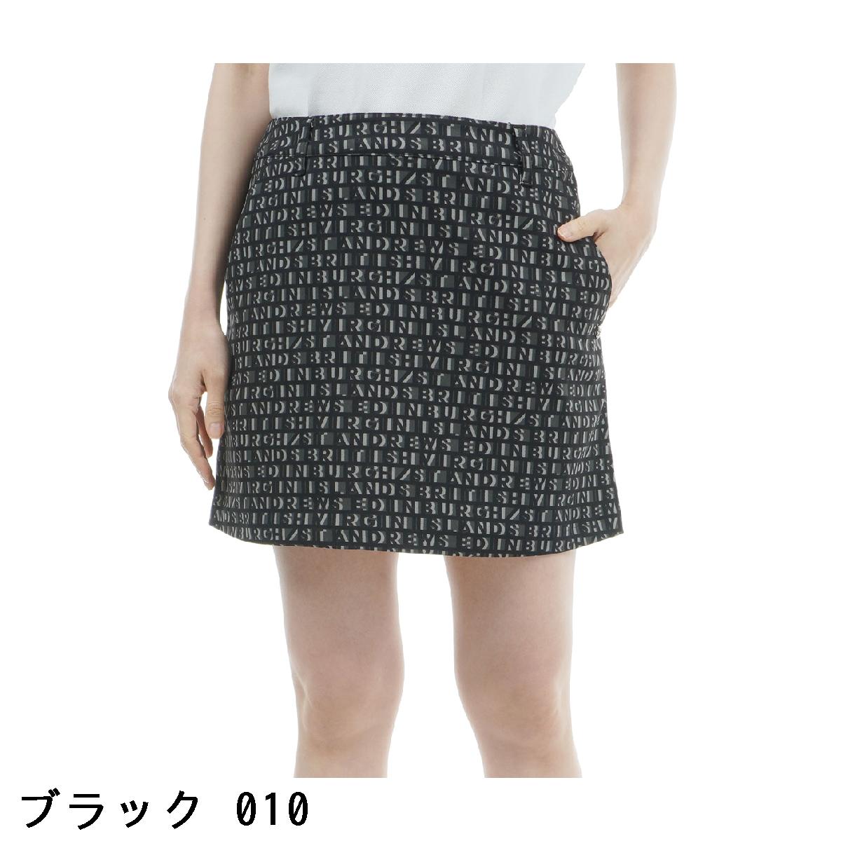 セント・アンドリュース　St ANDREWS　スクエアロゴプリント ストレッチスカート　レディス