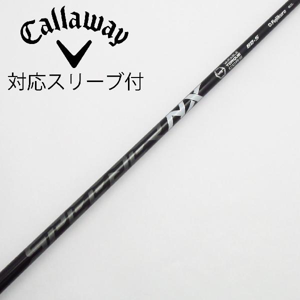 【中古】フジクラ　Speeder　Speeder NX BLACK ドライバー用_スリーブ付 Speeder NX BLACK 60　【キャロウェイゴルフ用】Cランク　フレックスS