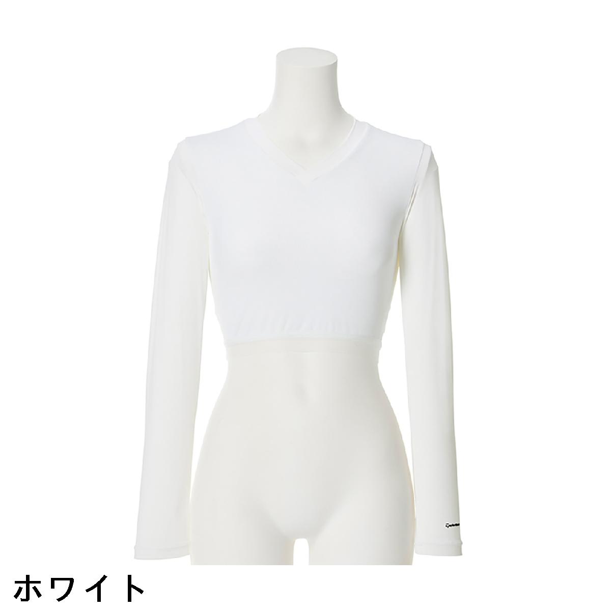 テーラーメイド　Taylor Made　ストレッチ クロップド ベースレイヤー長袖シャツ　レディス