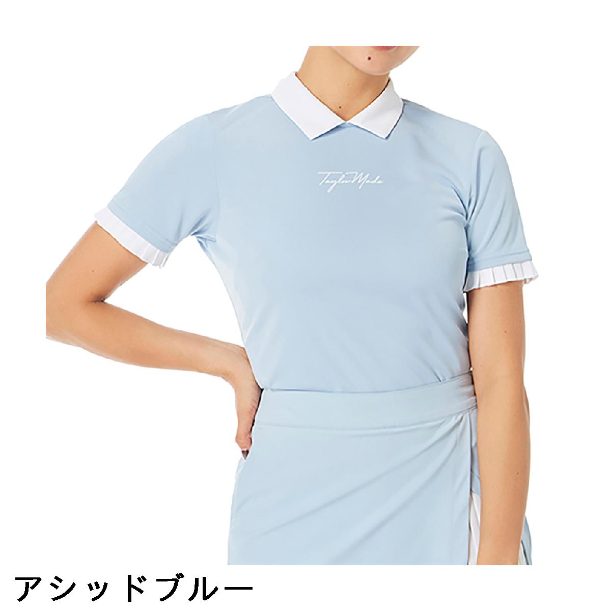 テーラーメイド　Taylor Made　ストレッチ T-ICEプリーツスリーブ半袖シャツ　レディス