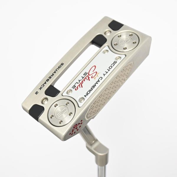 【中古】スコッティキャメロン　SCOTTY CAMERON　スタジオスタイル スクエアバック 2(2025) パター スチールシャフト　【33】シャフト：スチールシャフトCランク　フレックス計測項目外　男性用 メンズ用　右用