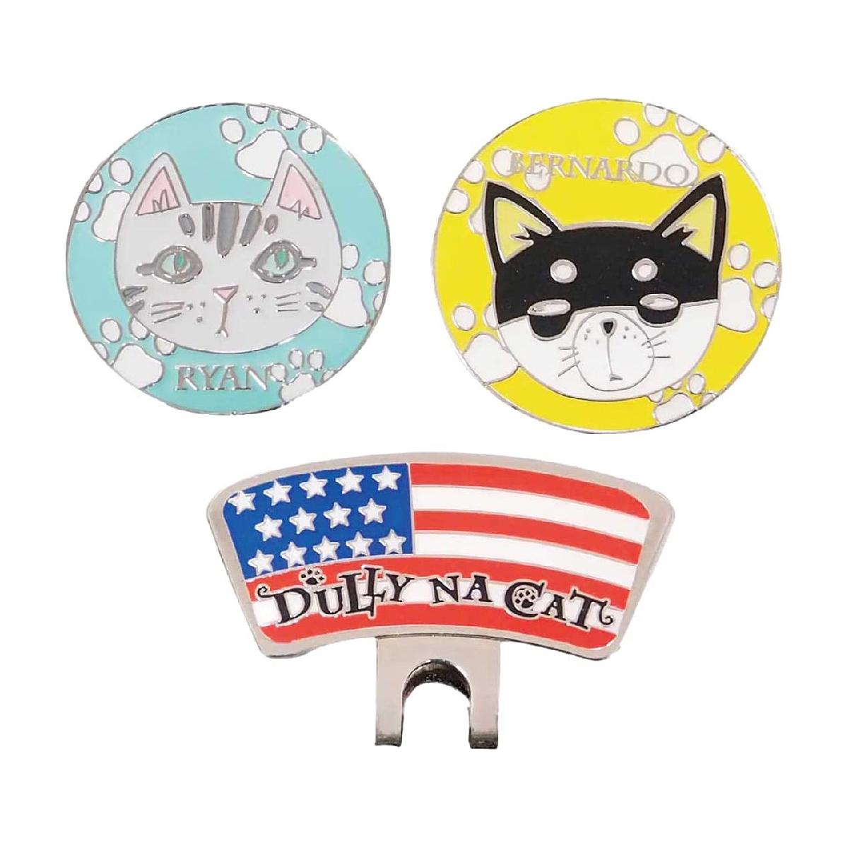 ハットクリップマーカーダリーナキャット / DULLY NA CAT商品の特徴可愛さ抜群のダリーナキャットのハットクリップマーカー♪素材台座・マーカー：鉄製造国中国サイズバリエーション直径約2.3cm／台座：横幅約4.5cmシーズン2023年モデル