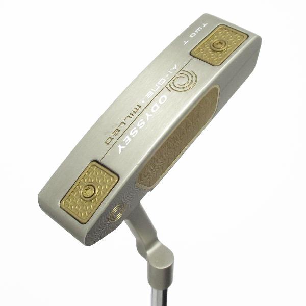 【中古】オデッセイ　AI-ONE MILLED　Ai-ONE MILLED SILVER TWO T CH パター スチールシャフト　【34】シャフト：スチールシャフトCランク　フレックス計測項目外　男性用 メンズ用　右用