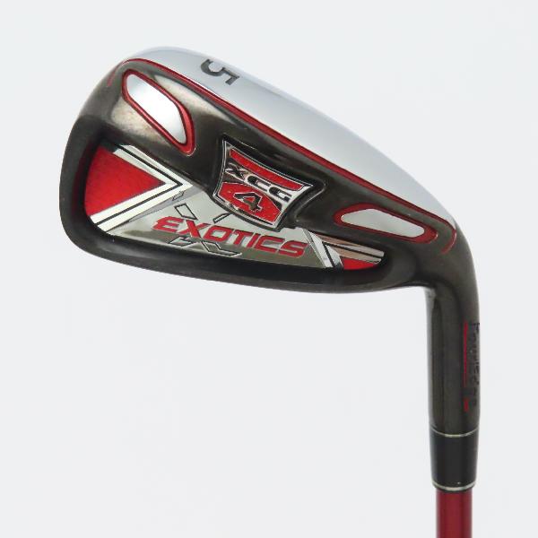 Iron - 【中古】ツアーエッジ　Tour Edge　EXOTICS XCG4 アイアン Motore EXOTICS 75　シャフト：Motore EXOTICS 75CDランク　フレックスS　男性用 メンズ用　右用