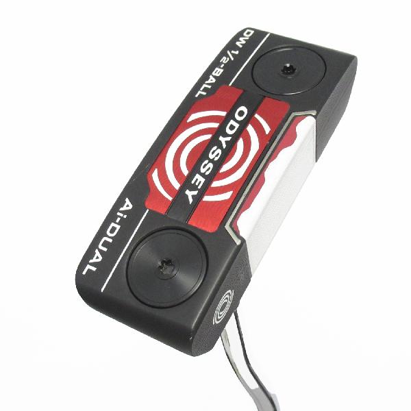 【中古】オデッセイ　Ai-DUAL　Ai-DUAL 1/2-BALL DW パター スチールシャフト　【34】シャフト：スチールシャフトBCランク　フレックス計測項目外　男性用 メンズ用　右用