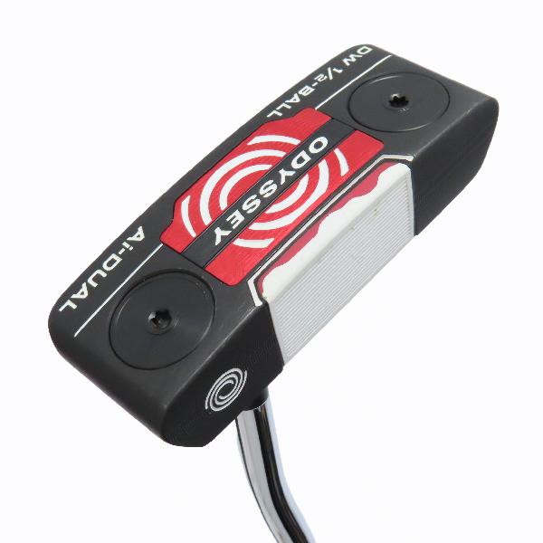 【中古】オデッセイ　Ai-DUAL　Ai-DUAL 1/2-BALL DW パター スチールシャフト　【33】シャフト：スチールシャフトCランク　フレックス計測項目外　男性用 メンズ用　右用