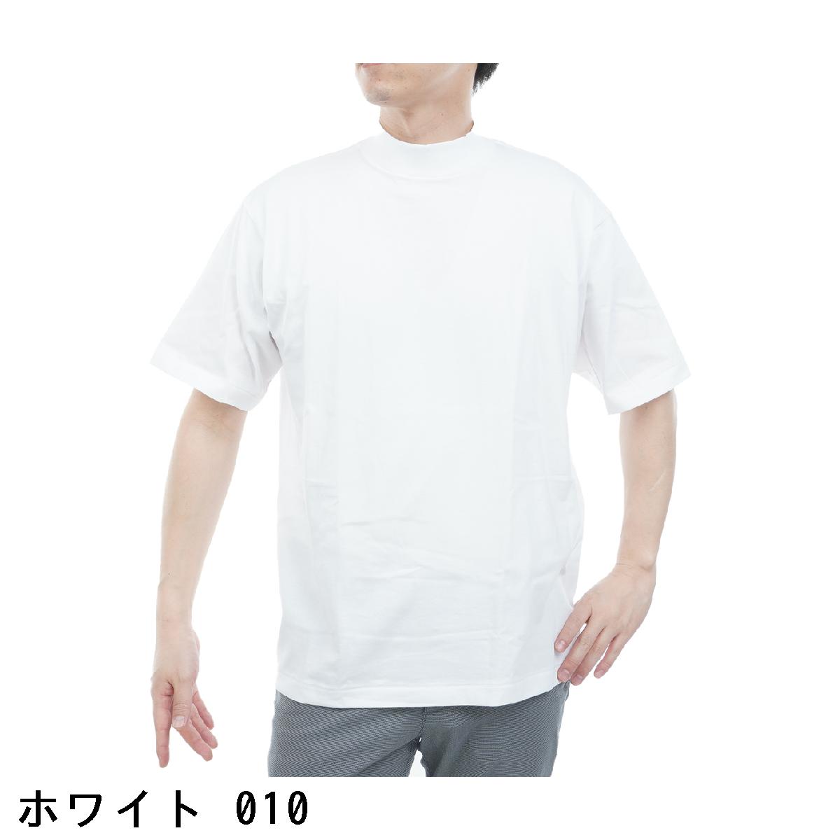 ヘインズ　Hanes　リラックスフィット モックネック半袖Tシャツ