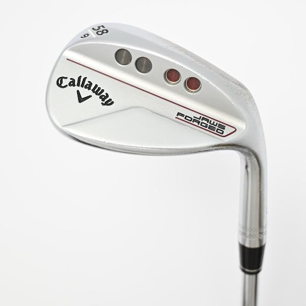 【中古】キャロウェイゴルフ　Callaway Golf　JAWS FORGED クロムメッキ仕上げ ウェッジ スチールシャフト　【58-09】シャフト：スチールシャフトDランク　フレックスS　男性用 メンズ用　右用