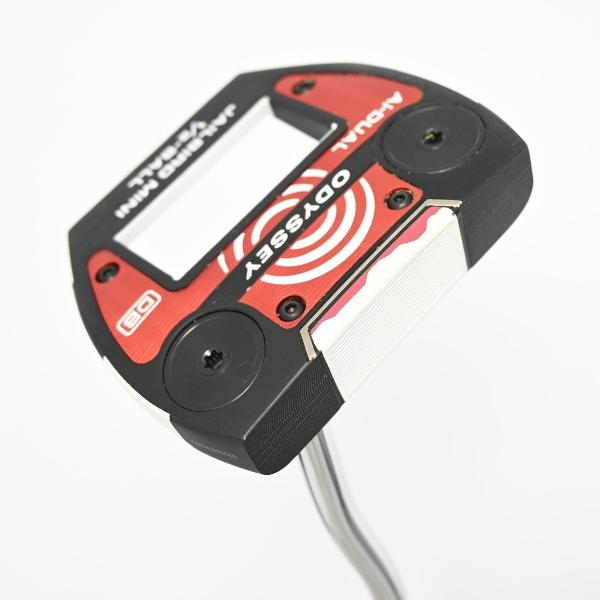 【中古】オデッセイ　Ai-DUAL　Ai-DUAL 1/2BALL JAILBIRD ミニ DB パター スチールシャフト　【33】シャフト：スチールシャフトCランク　フレックス計測項目外　男性用 メンズ用　右用