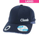クランク Clunk マーカー用マグネット入り花柄切替えキャップ レディス
