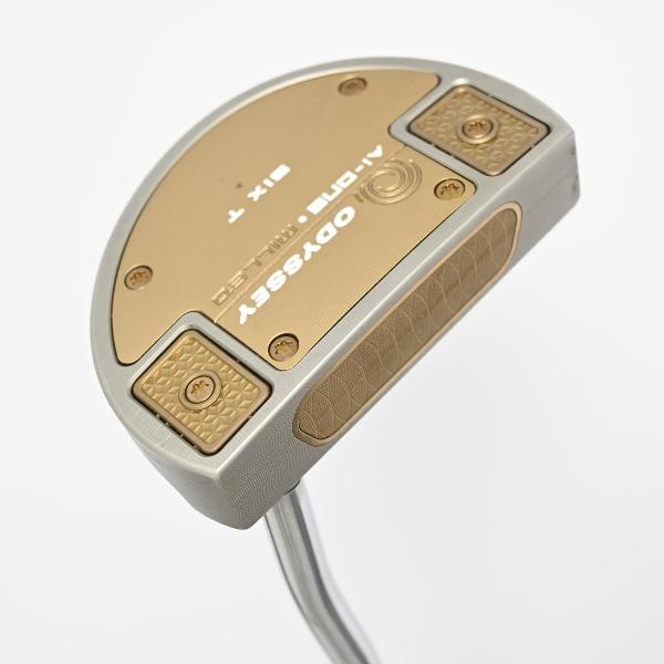 【中古】オデッセイ　AI-ONE MILLED　Ai-ONE MILLED SILVER SIX T DB パター スチールシャフト　【34】シャフト：スチールシャフトCDランク　フレックス計測項目外　男性用 メンズ用　右用