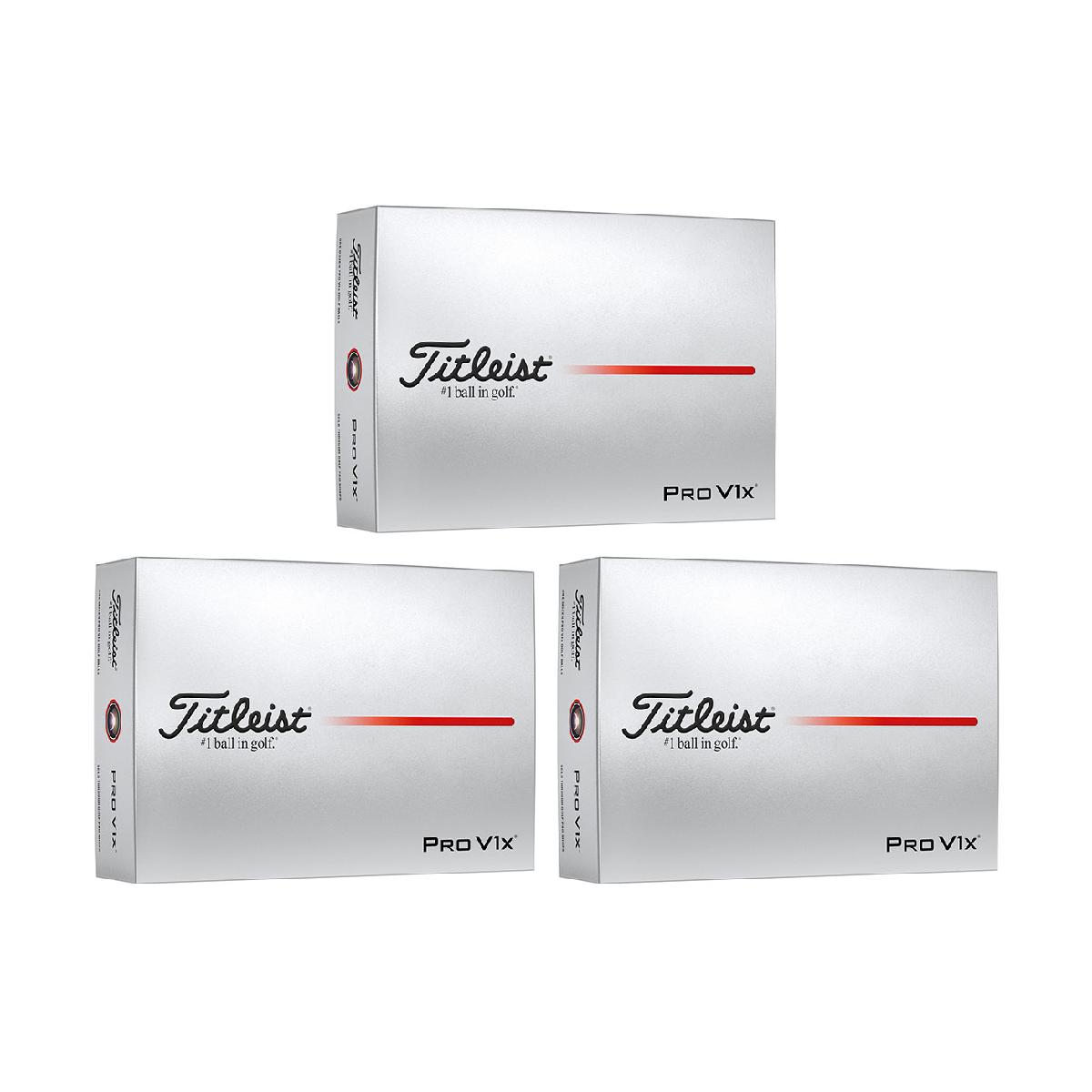 TITLEIST - タイトリスト　PRO V1　PRO V1X ボール 3ダースセット