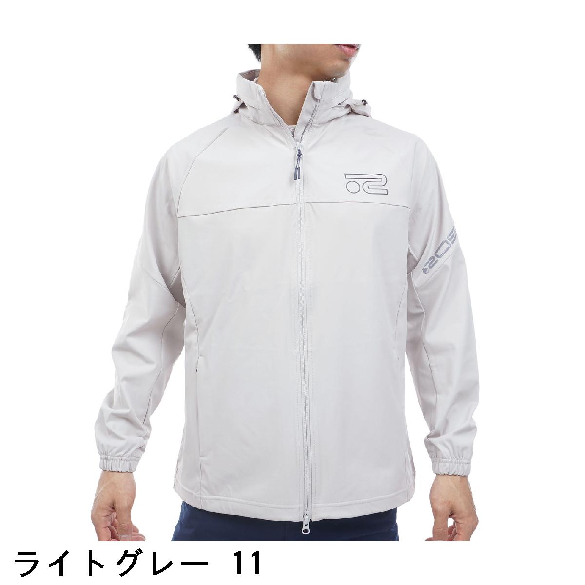 ロサーセン　ROSASEN　ストレッチ フード収納フルジップパーカー
