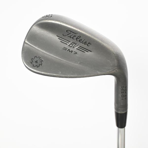 乐天商城 - 【中古】タイトリスト　Vokey　ボーケイ SM7 JET BLACK ウェッジ スチールシャフト　【52-12】シャフト：スチールシャフトCDランク　フレックス判別不能　男性用 メンズ用　右用