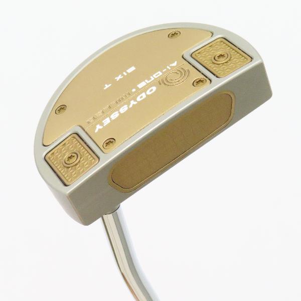 【中古】オデッセイ　AI-ONE MILLED　Ai-ONE MILLED SILVER SIX T DB パター スチールシャフト　【34】シャフト：スチールシャフトBCランク　フレックス計測項目外　男性用 メンズ用　右用