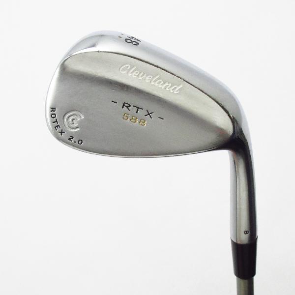CLEVELAND - 【中古】クリーブランド　Cleveland Golf　588 RTX 2.0 CB TOUR SATIN ウェッジ Aerotech SteelFiber i110　【48-08】シャフト：Aerotech SteelFiber i110CDランク　フレックスS　男性用 メンズ用　右用
