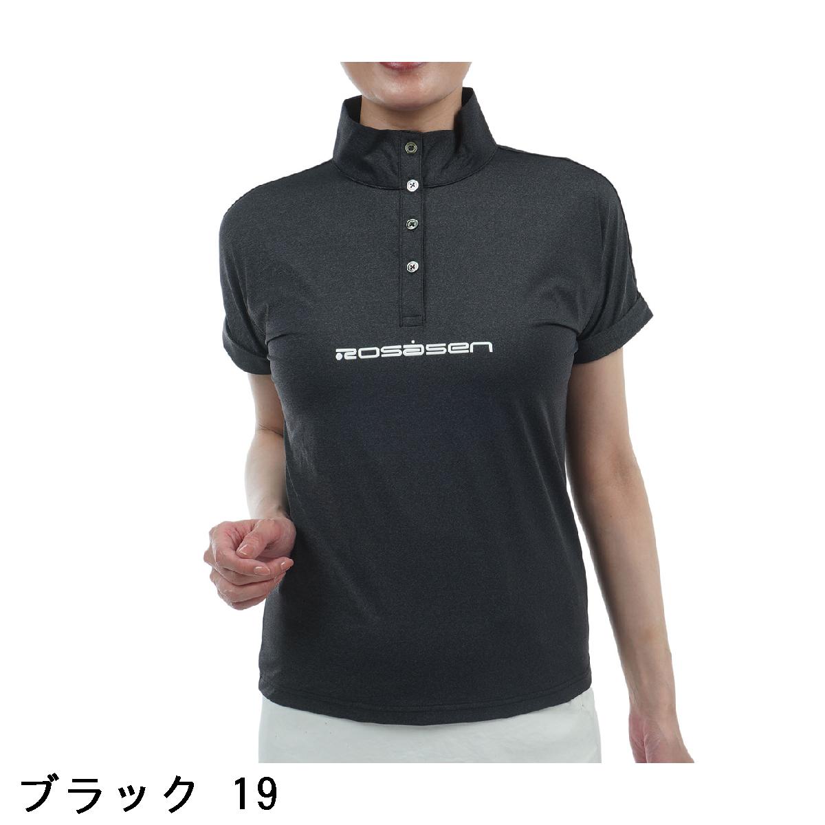 ロサーセン　ROSASEN　ストレッチ 2WAY フレンチ半袖シャツ　レディス