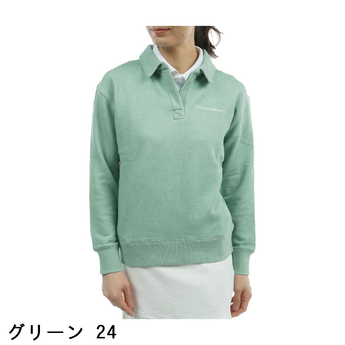 ロサーセン　ROSASEN　ピグメント染め長袖スキッパースウェット　レディス