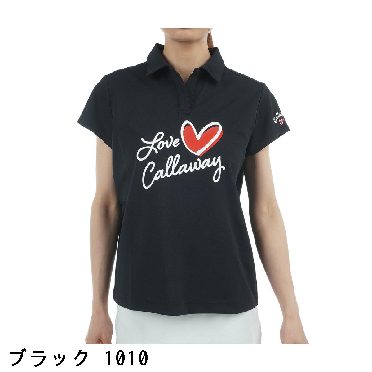 キャロウェイゴルフ　Callaway Golf　LOVEキャロウェイ 半袖シャツ　レディス