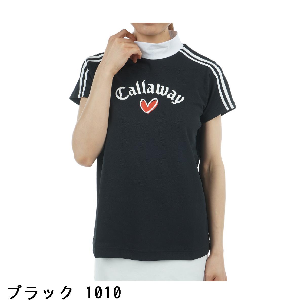 キャロウェイゴルフ　Callaway Golf　LOVEキャロウェイ 半袖モックネックシャツ　レディス