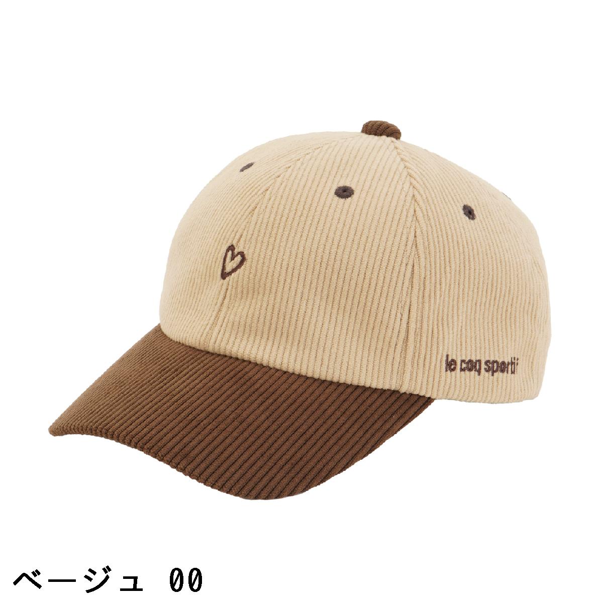 ルコックスポルティフ ゴルフ　Le coq sportif GOLF　コーデュロイ キャップ　レデ...